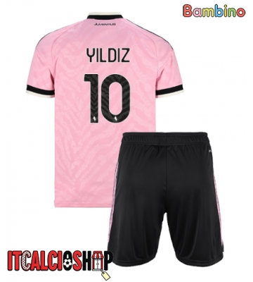 Juventus Kenan Yildiz #10 Seconda Maglia Bambino 2026-27 Manica Corta (+ Pantaloni corti)